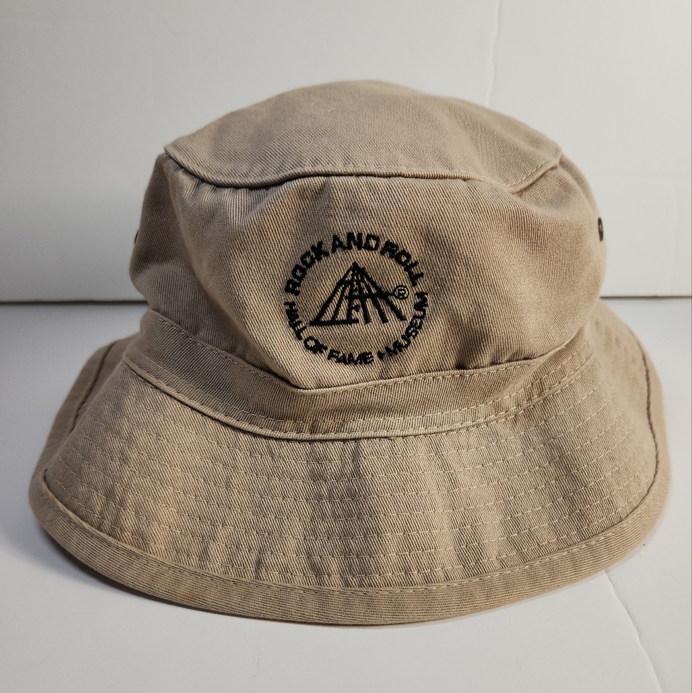 Rock & Roll Hall Of Fame Museum Embroidered Authentic Bucket Hat Cleveland S/M